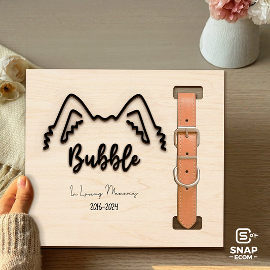 Personalized Pet Memorial Collar Frame – MP45