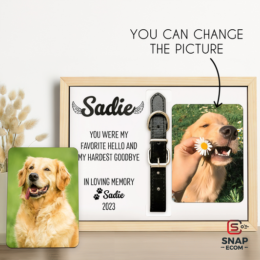 Personalized Pet Memorial Collar Frame – MP09