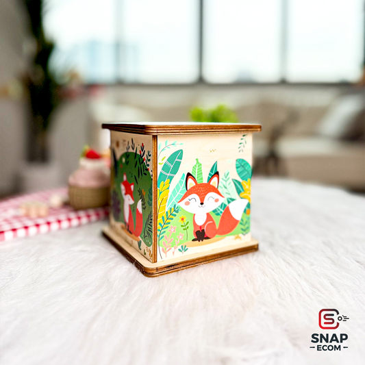 Personalized Wooden Piggy Bank