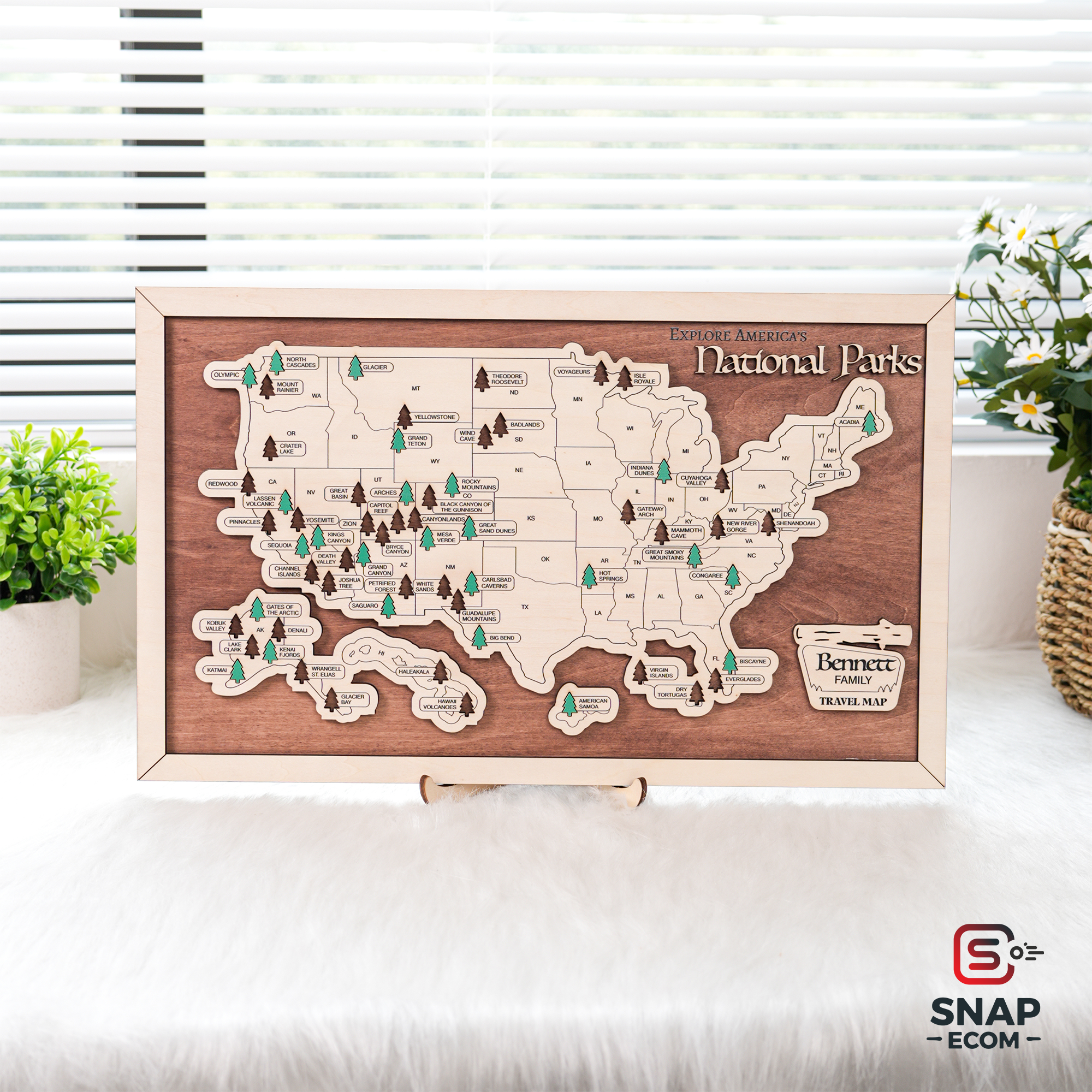 Personalized National Park Map