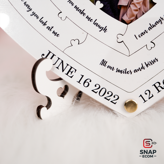 Personalized Heart mix wood sign 3L