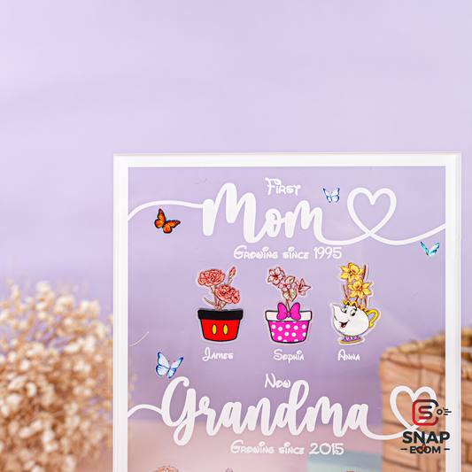 Personalized Mom's Garden Night Light