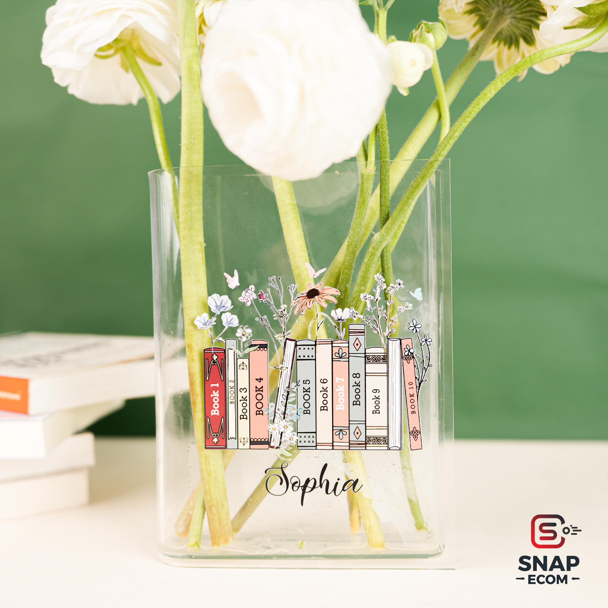 Personalized Acrylic vase