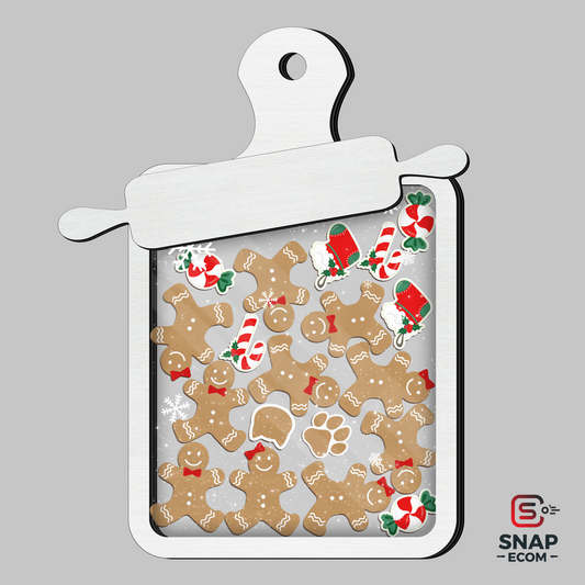 Personalized Ginger Family Shaking Ornament