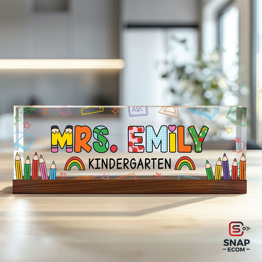 Personalized Desk Name Plate TD02
