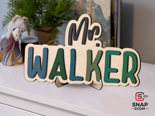 Personalized Teacher Door Sign DT01