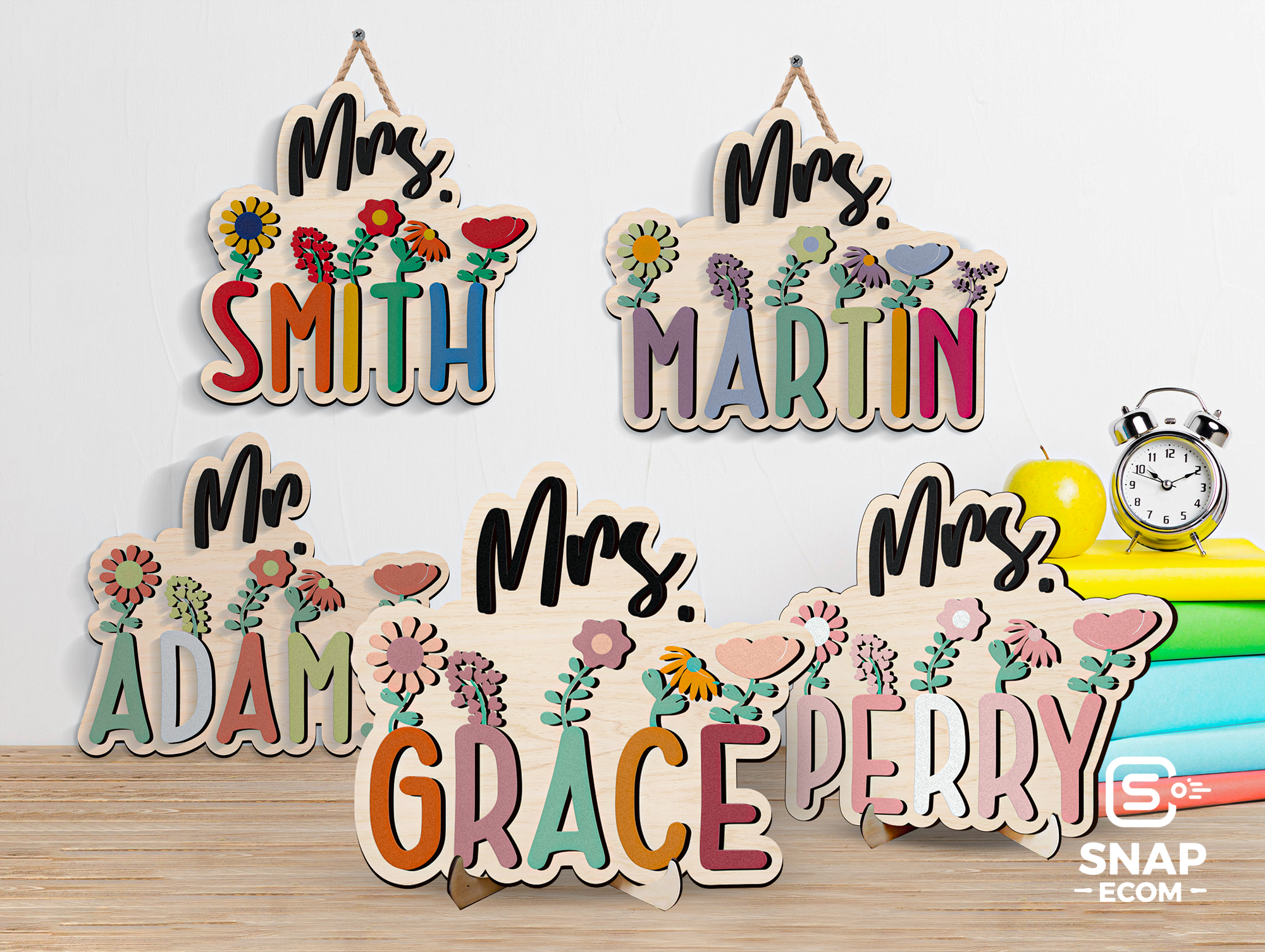Personalized Teacher Door Sign DT02