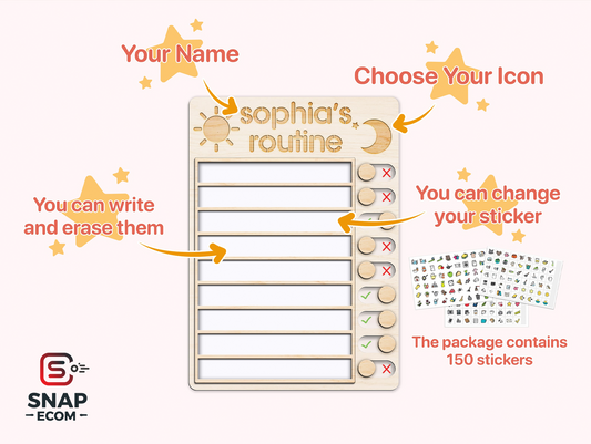 Personalized Rountine Chart PR01