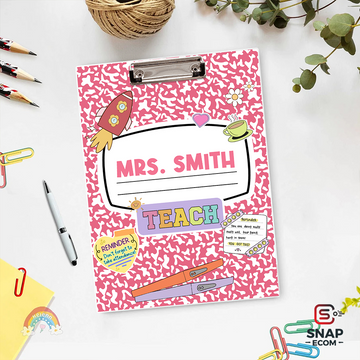 Personalized Teacher Clipboard 5