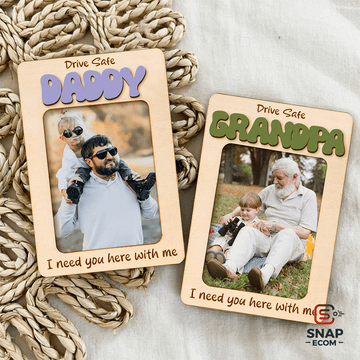 Personalized Dad Car Visor Clip 2