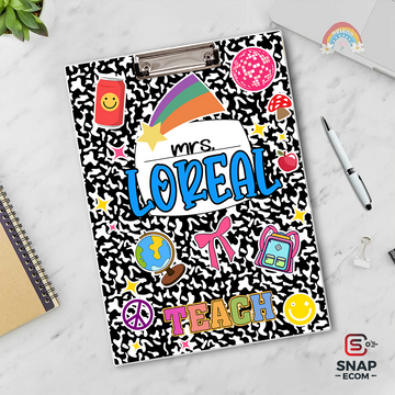 Personalized Teacher Clipboard 3