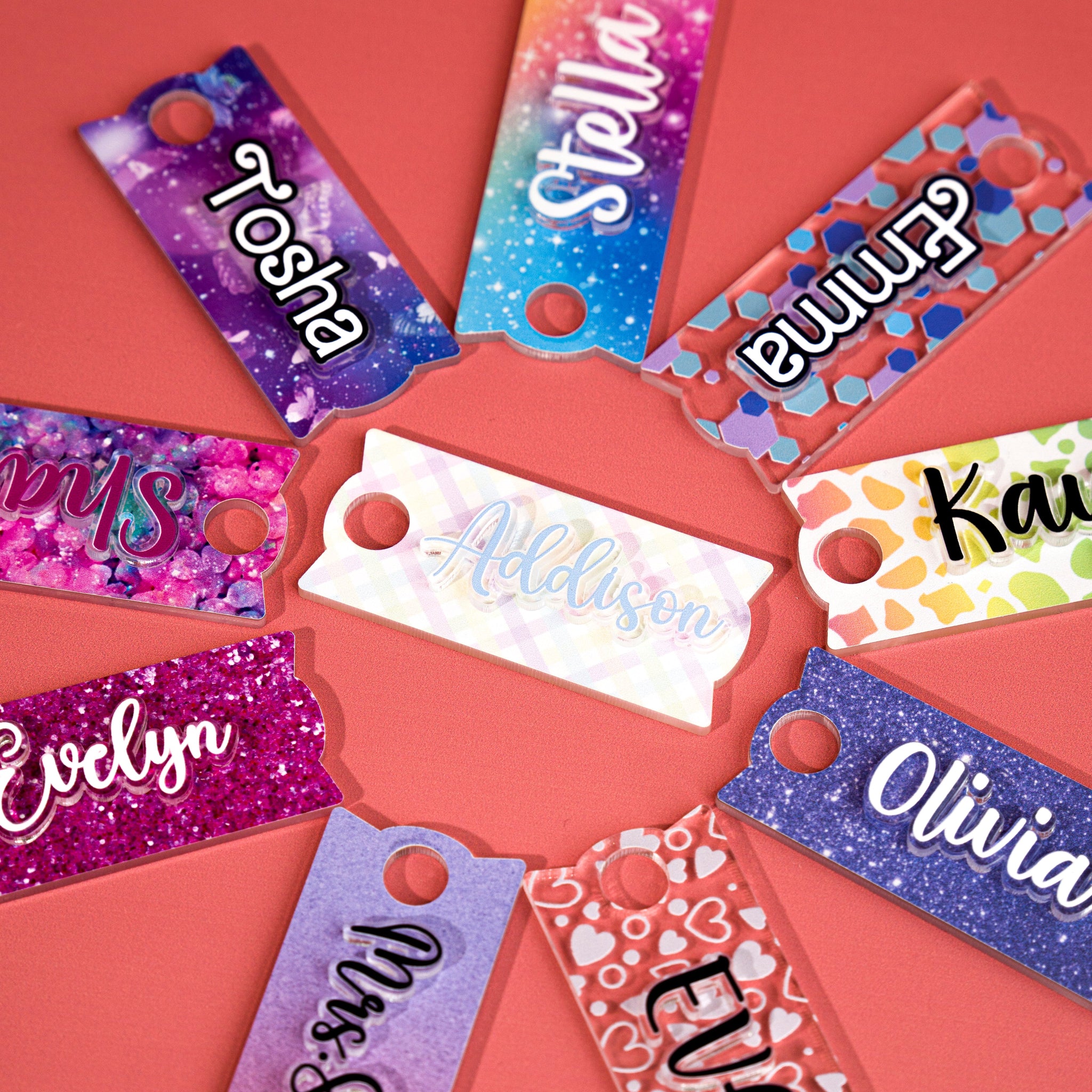 Personalized Tumbler Name Tag
