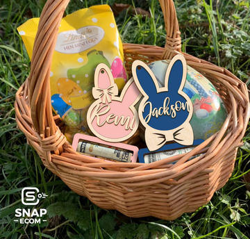 Personalized Easter Rabbit Money Holder