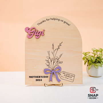 Mother’s Day Handprint Wooden Sign FT15