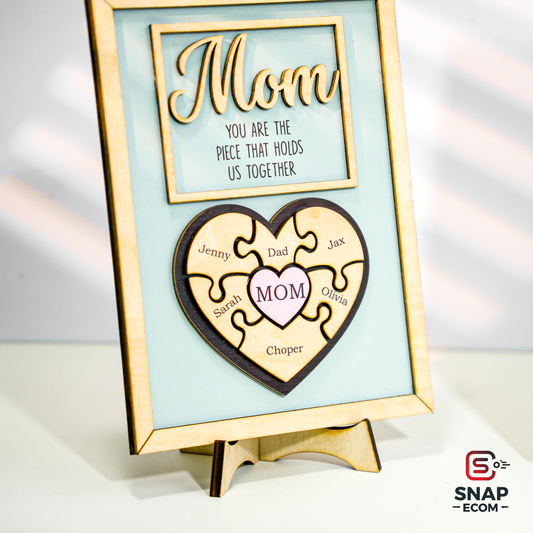 Mother’s Day Puzzle Wooden Sign MS02