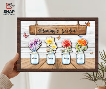 Personalized Mom Flower Sign