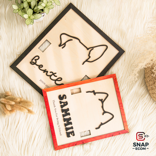Personalized Pet Memorial Collar Frame – PC10