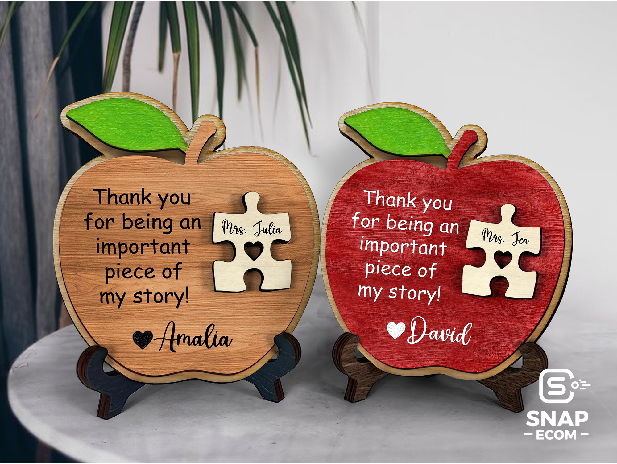 Personalized Teacher Appreciation Gifts Ornament - AP01